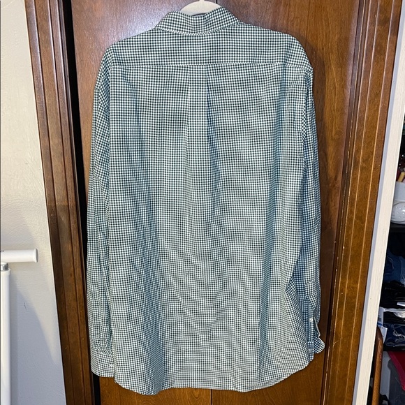 Ralph Lauren Logo-Embroidered Gingham Cotton Oxford Shirt Slim Fit XXL - Picture 4 of 4